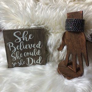 Handmade beaded bracelet